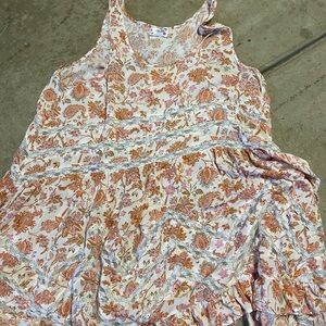Free People Hobo Floral Sleeveless Dress sz L